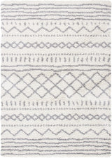 Alfombra de área Shag, diseño marroquí, fácil cuidado, ASG741F