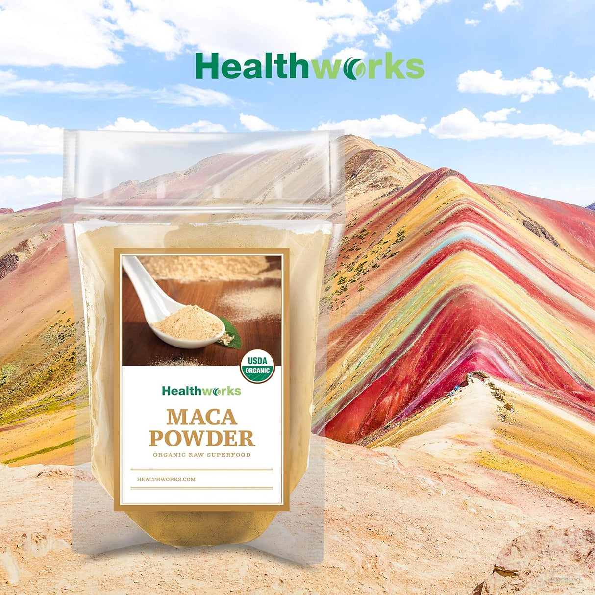 Polvo de Maca Orgánico Saludable Modelo Parent
