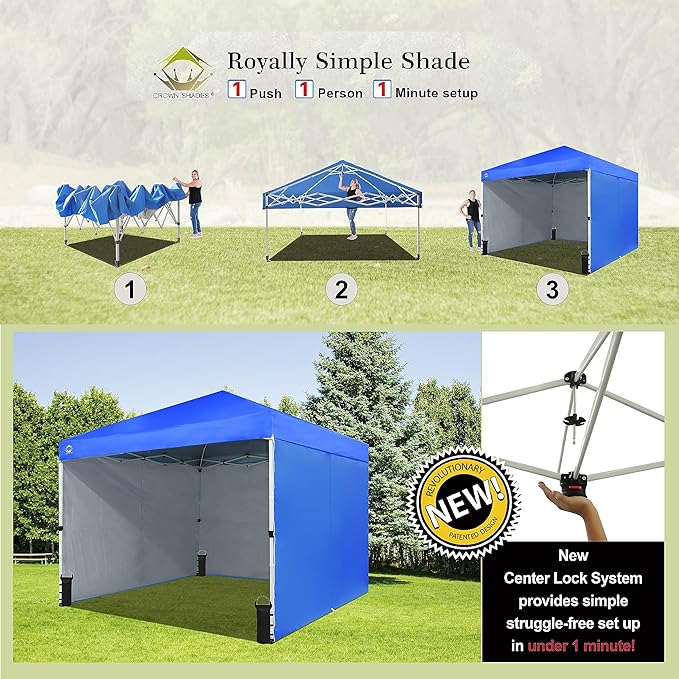 Tienda de campaña con bloqueo central C100P-S4 CROWN SHADES