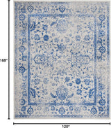 Alfombra de área, diseño oriental desgastado, modelo ADR109A