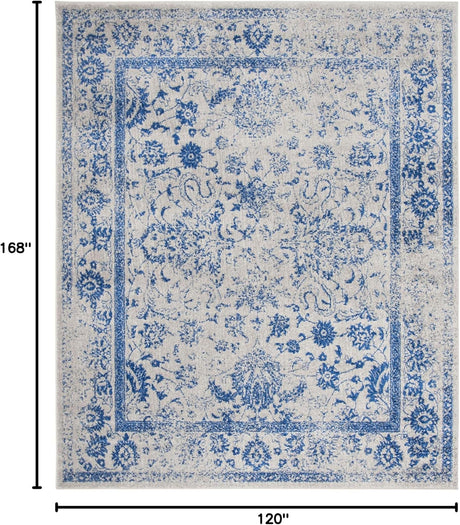 Alfombra de área, diseño oriental desgastado, modelo ADR109A