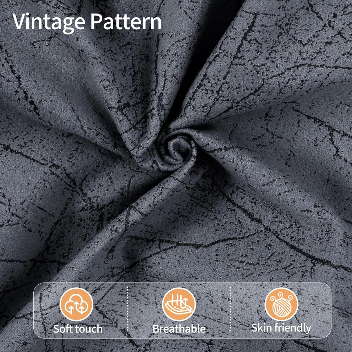 Cojines Vintage para Sillas de Comedor, Patrón Bush, 16.5” x 16”