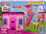 Casa de Muñecas Barbie Chelsea con 15+ accesorios, 5 áreas y tobogán