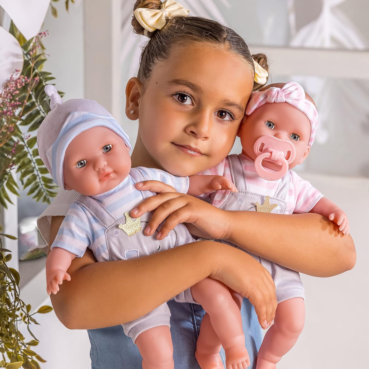 Muñecas Bebé de Cuerpo Blando Berenguer 30050 TWINS - 12 Piezas