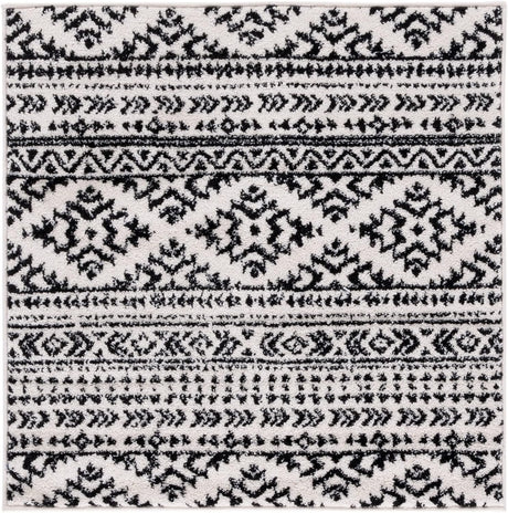 Alfombra cuadrada tribal no deshilachada TUL272B