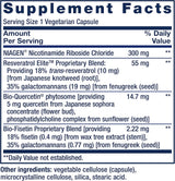 Regenerador Celular y Resveratrol Elite Life Extension