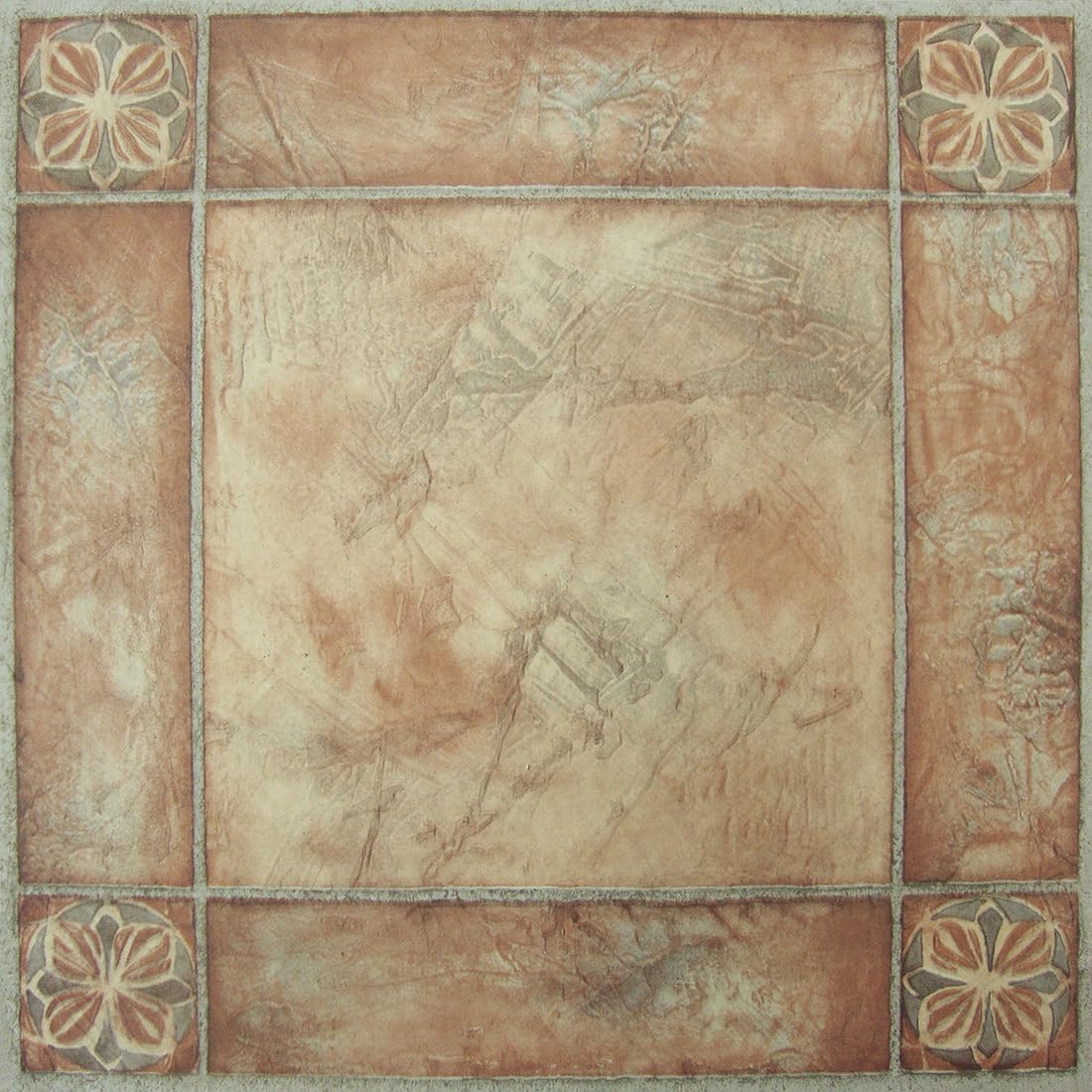 Azulejo de vinilo Nexus de 12X12 rosa española