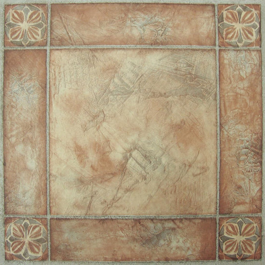 Azulejo de vinilo Nexus de 12X12" rosa española