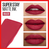Brillos Labiales de tinta mate rojo