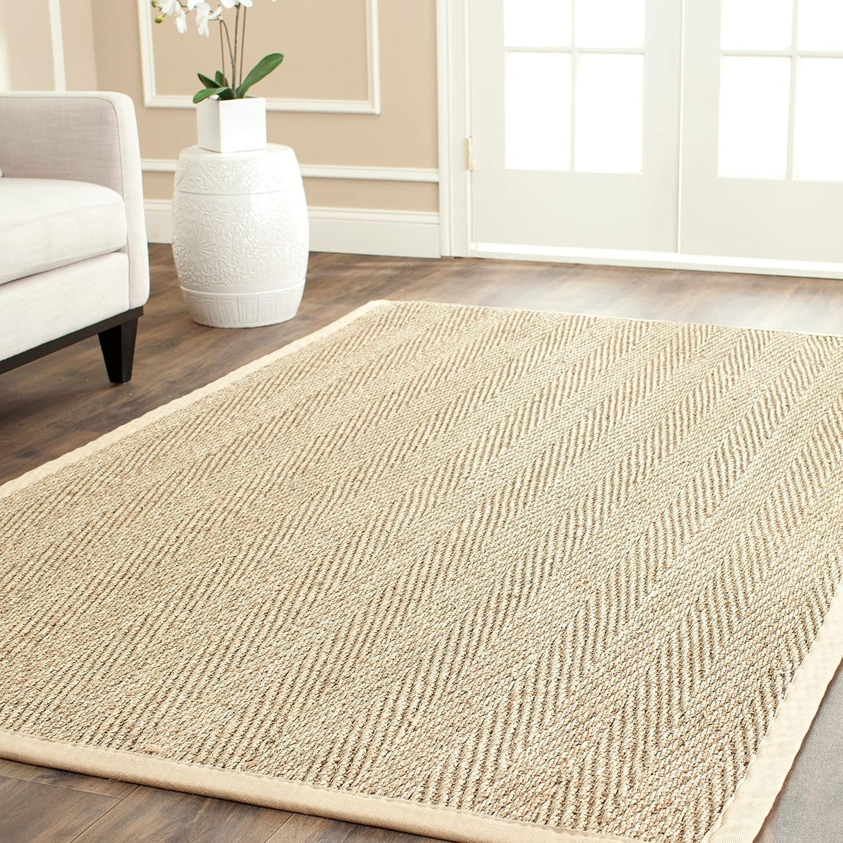 Runner de fibra natural Safavieh, diseño espiga, NF115C