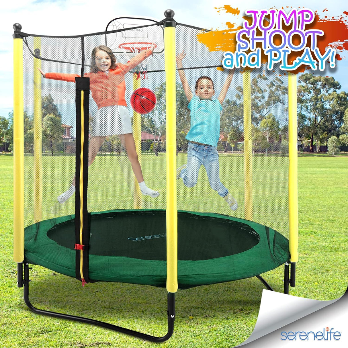 Trampolín para niños SERENELIFE ‎SLTRA5BL