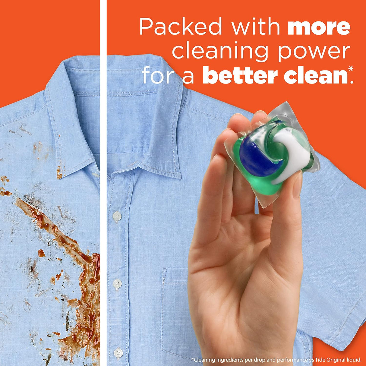 Detergente líquido para ropa sucia compatible con HE  potente