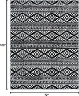 Alfombra Área Tulum - Diseño Tribal Marroquí, Fácil Cuidado, TUL272Z