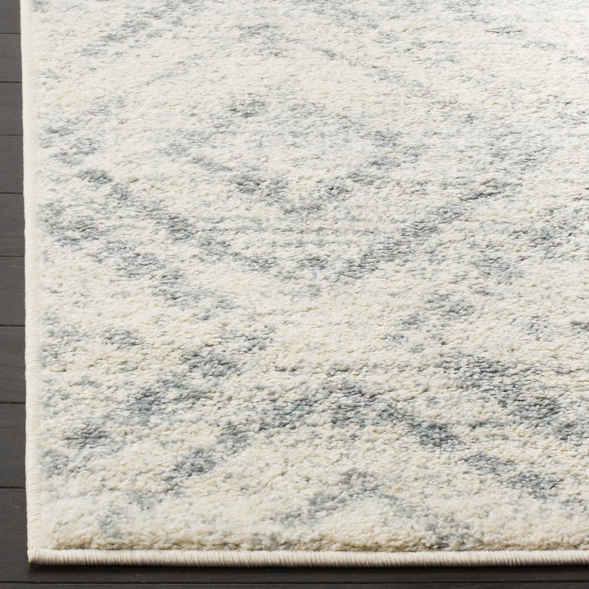Runner de alfombra moderna con diseño en diamante, modelo ADR131T