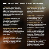 Suplemento Nootrópico Premium para Enfoque y Memoria - Alpha Brain