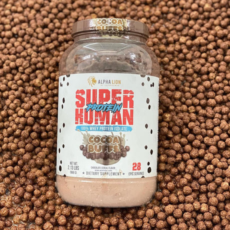 Suero de proteínas Alpha Lion Superhuman, sabor cacao, 28 porciones