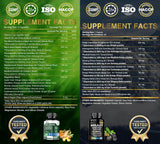 Suplemento Vitalidad: Shilajit y Sea Moss, 9000mg, 17500mg