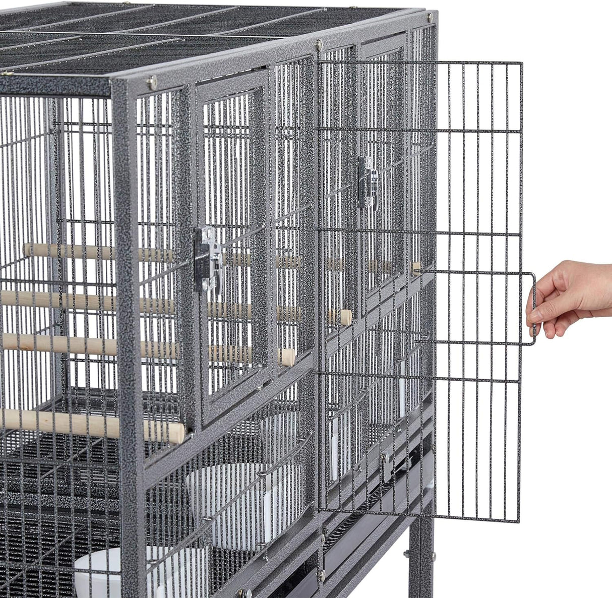 Jaula apilable de 41.5 pulgadas para cría de aves Yaheetech