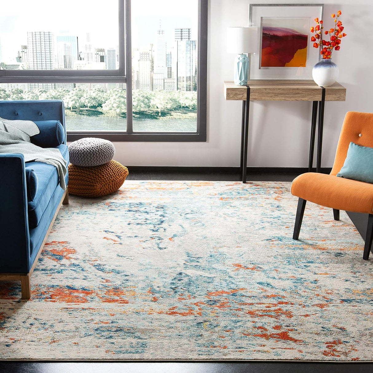 Alfombra Moderna Abstracta SAFAVIEH, 8' x 10', MAD478B