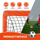 2 kits de portearías de futbol portatiles para niños