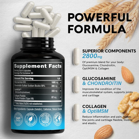 Suplementos Alimenticios Glucosamina condroitina  colágeno