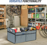 Organizador de Maletero Simple Deluxe, 2 Compartimentos, Plegable