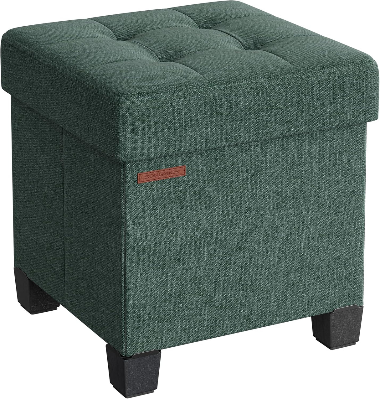 Otómano de almacenamiento con patas, 15 x 15 x 15.7 in, ULSF014C01
