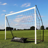 Portería de fútbol portátil, incluye red de fútbol y bolso