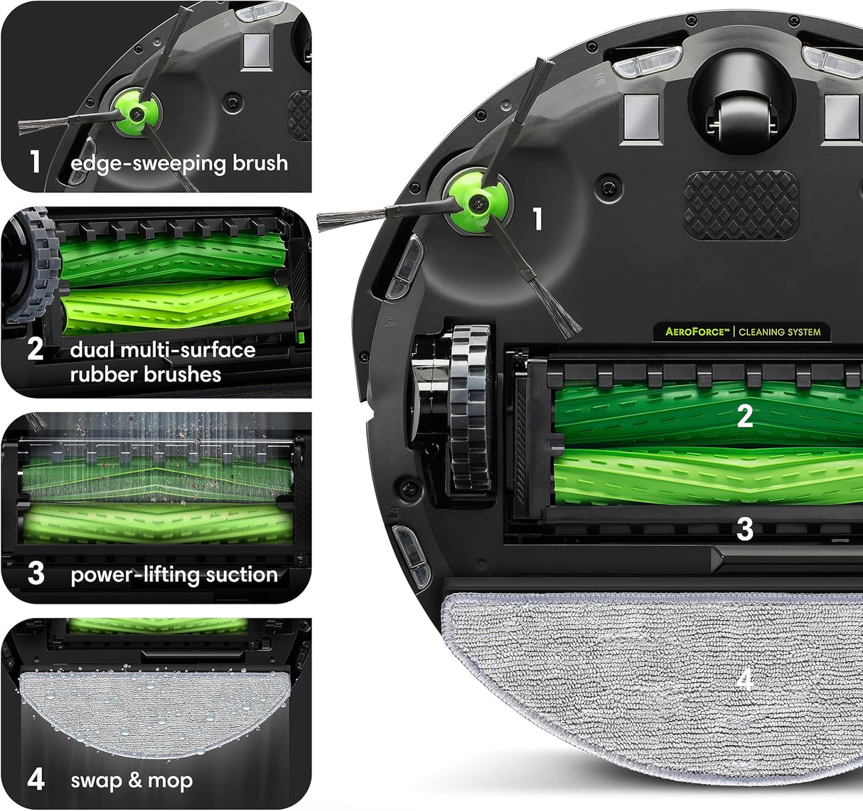Aspiradora y mopa iRobot Roomba Combo i5 - Mapeo inteligente