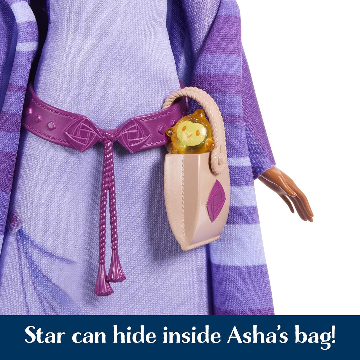 Muñeca de Aventuras Disney Wish Asha de Rosas Mattel con ropa y accesorios