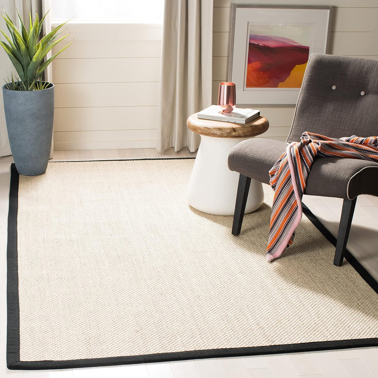 Alfombra de yute 4' x 6' SAFAVIEH Natural Fiber NF143A