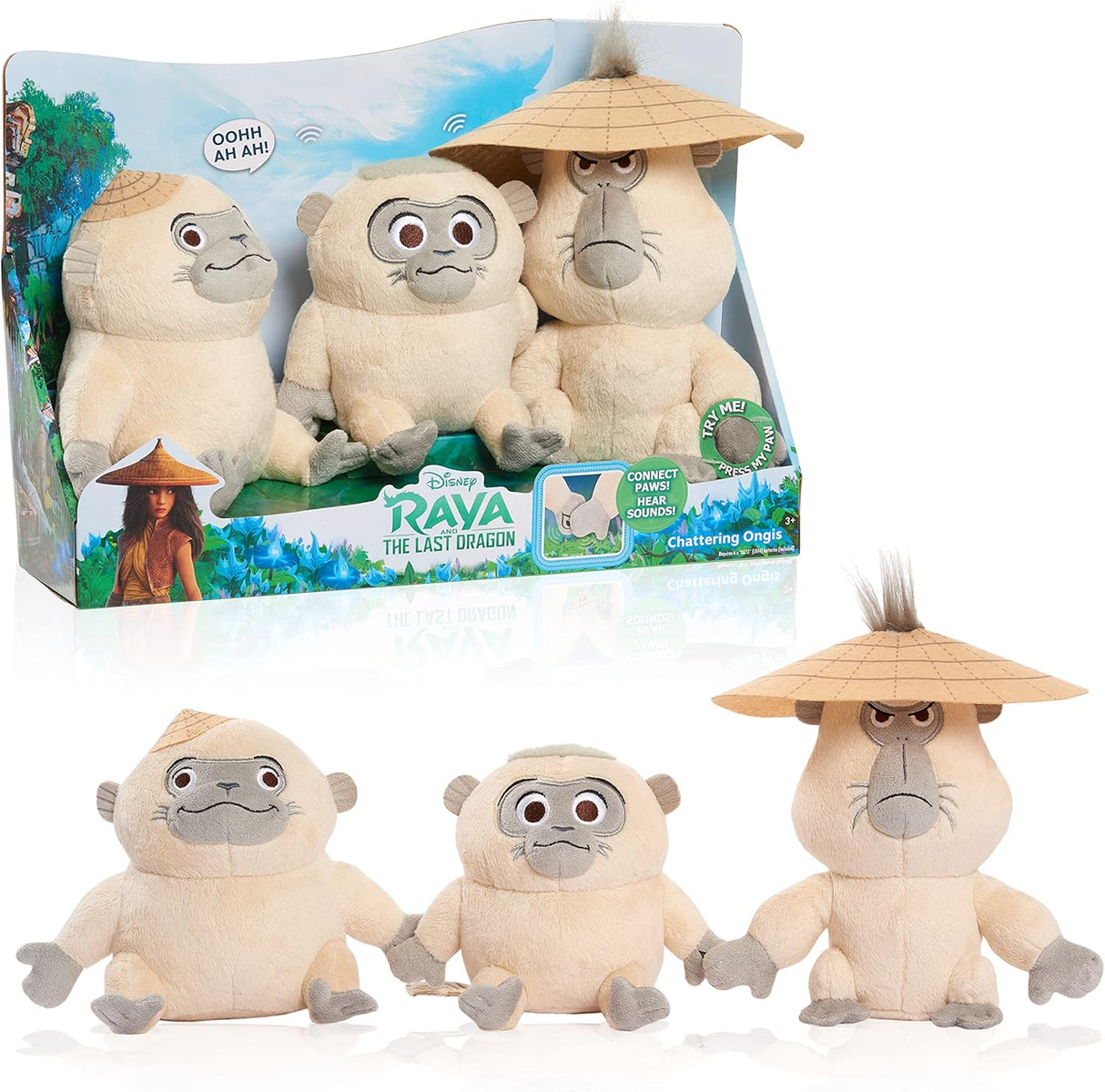 Juego de Peluches de Disney's Raya monos