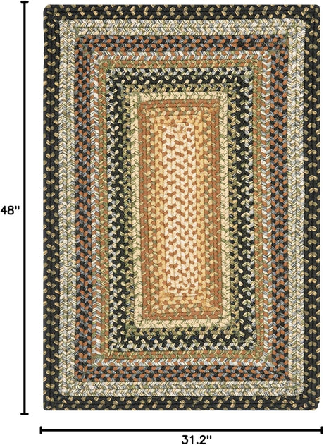 Alfombra Reversible Hecha a Mano 2'6 x 4' Modelo BRD308A