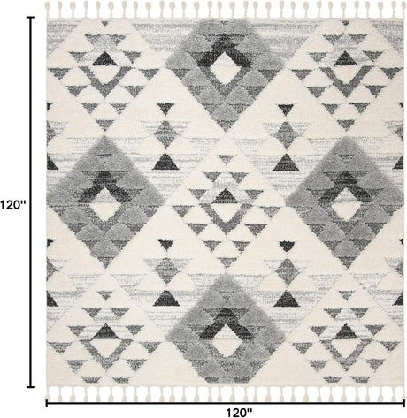 Alfombra Shag Boho 2 pulgadas gruesa MTS688F