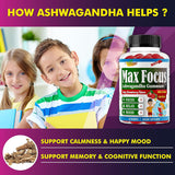 Gominolas Ashwagandha Max Focus para Niños y Adolescentes