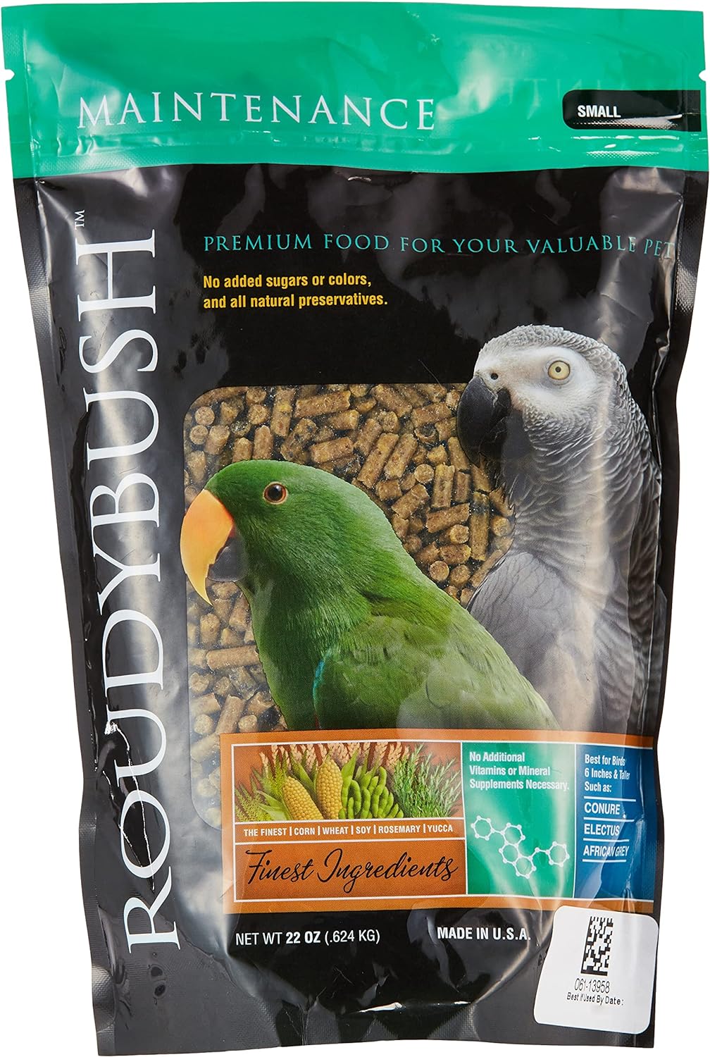 Roudybush Daily Maintenance - Alimento para pájaros, 22 onzas