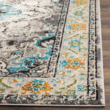 Alfombra de Área Medallón Boho Chic, Diseño Distinguido, MNC243G