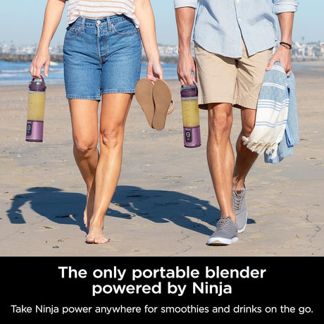 Licuadora portátil Ninja BC151PR, 18oz, recargable USB-C