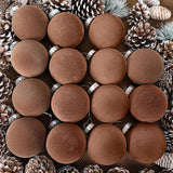 Liliful adornos de Navidad Flocked, Liliful, 15 Pcs, 3.15