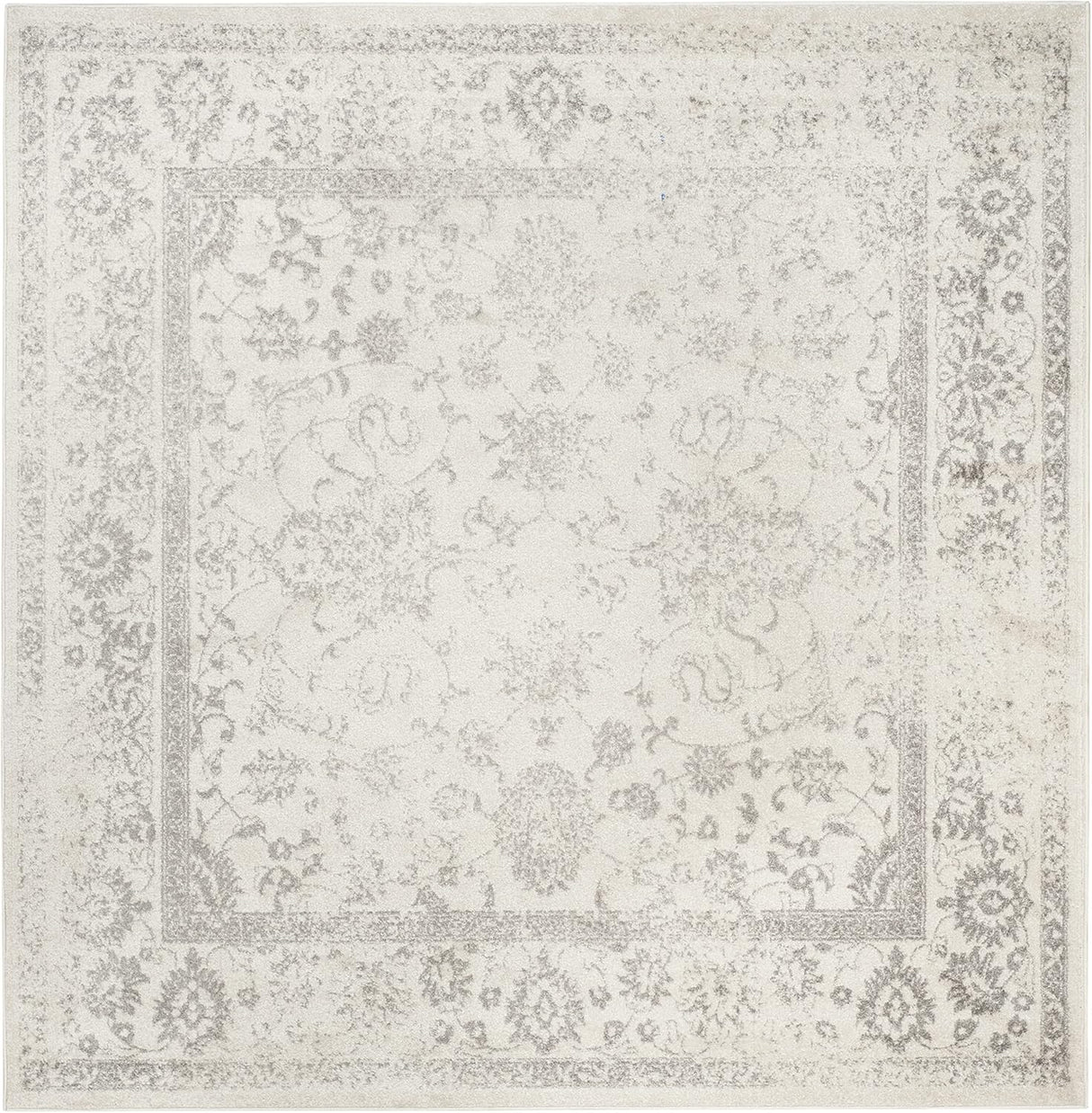 Alfombra Área Cuadrada, Diseño Oriental Distress, Modelo ADR109C