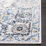 Alfombra de área, diseño medallón nevado, fácil cuidado, MAD603F