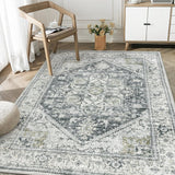 Alfombra Lavable 4x6 LIVEBOX Boho Vintage Antideslizante