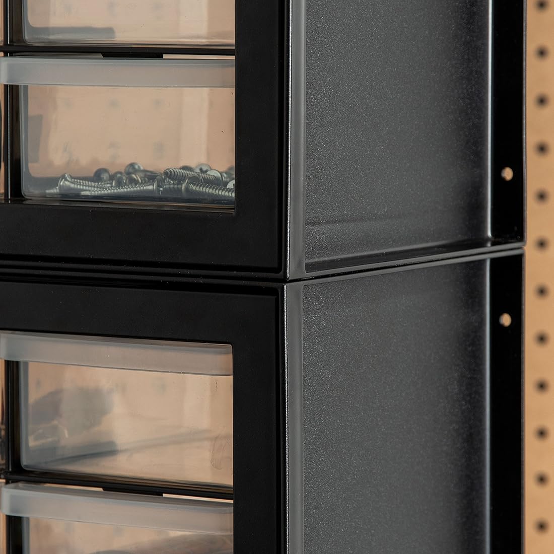 64 Cajones y gabinete de hardware color negro