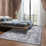 Alfombra Lavable 8x10 Adiva Antideslizante para Interior
