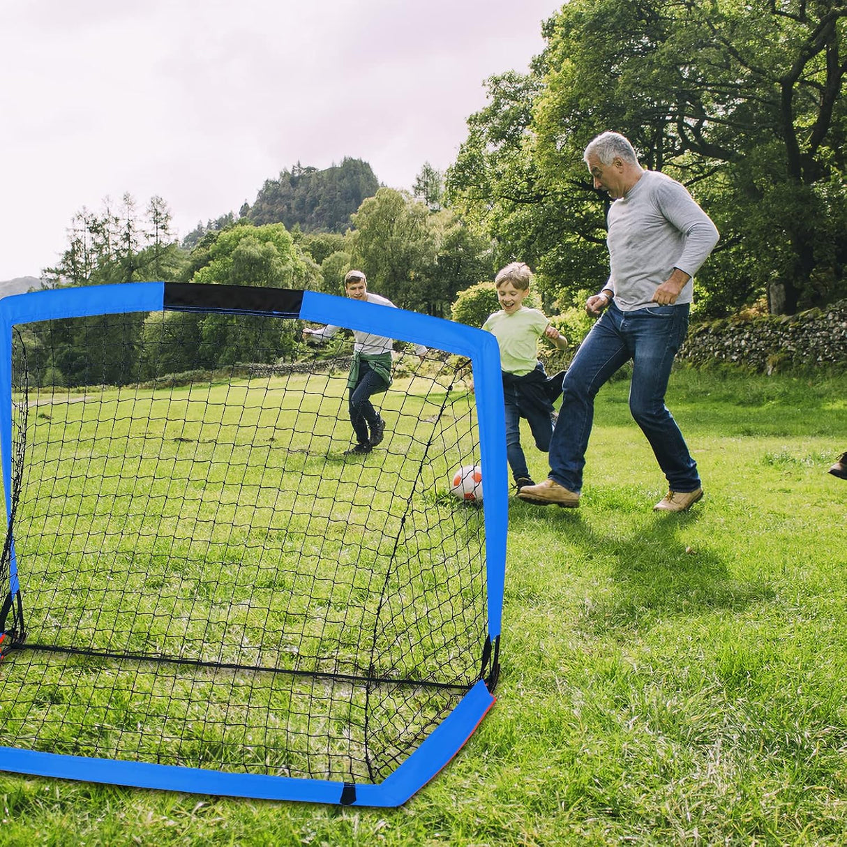 WEKEFON Porterías de fútbol para patio trasero