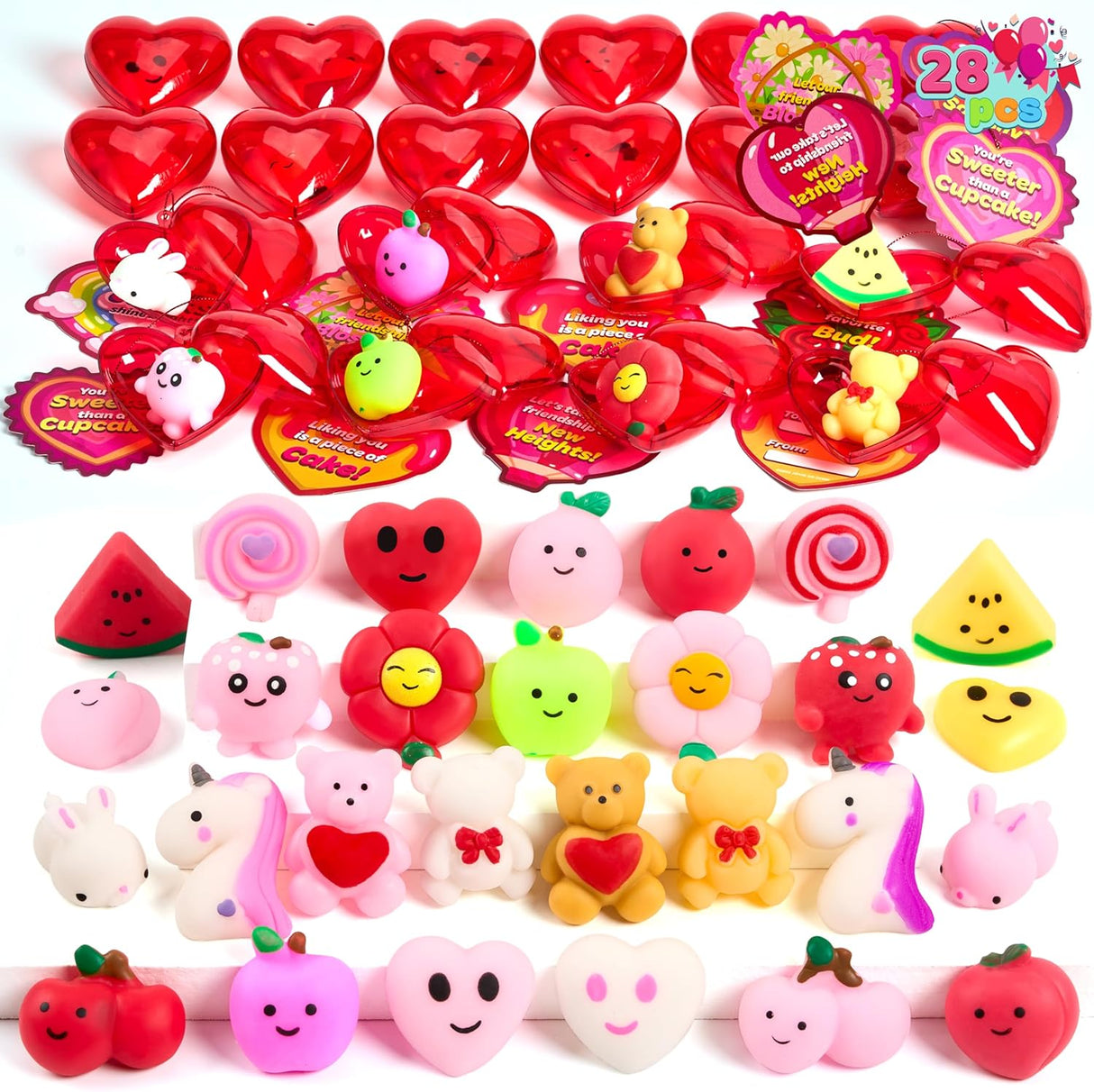 Tarjetas y juguetes de San Valentín para fiestas y regalos