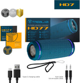 Altavoz portátil Bluetooth - Sonido envolvente HD de 360°