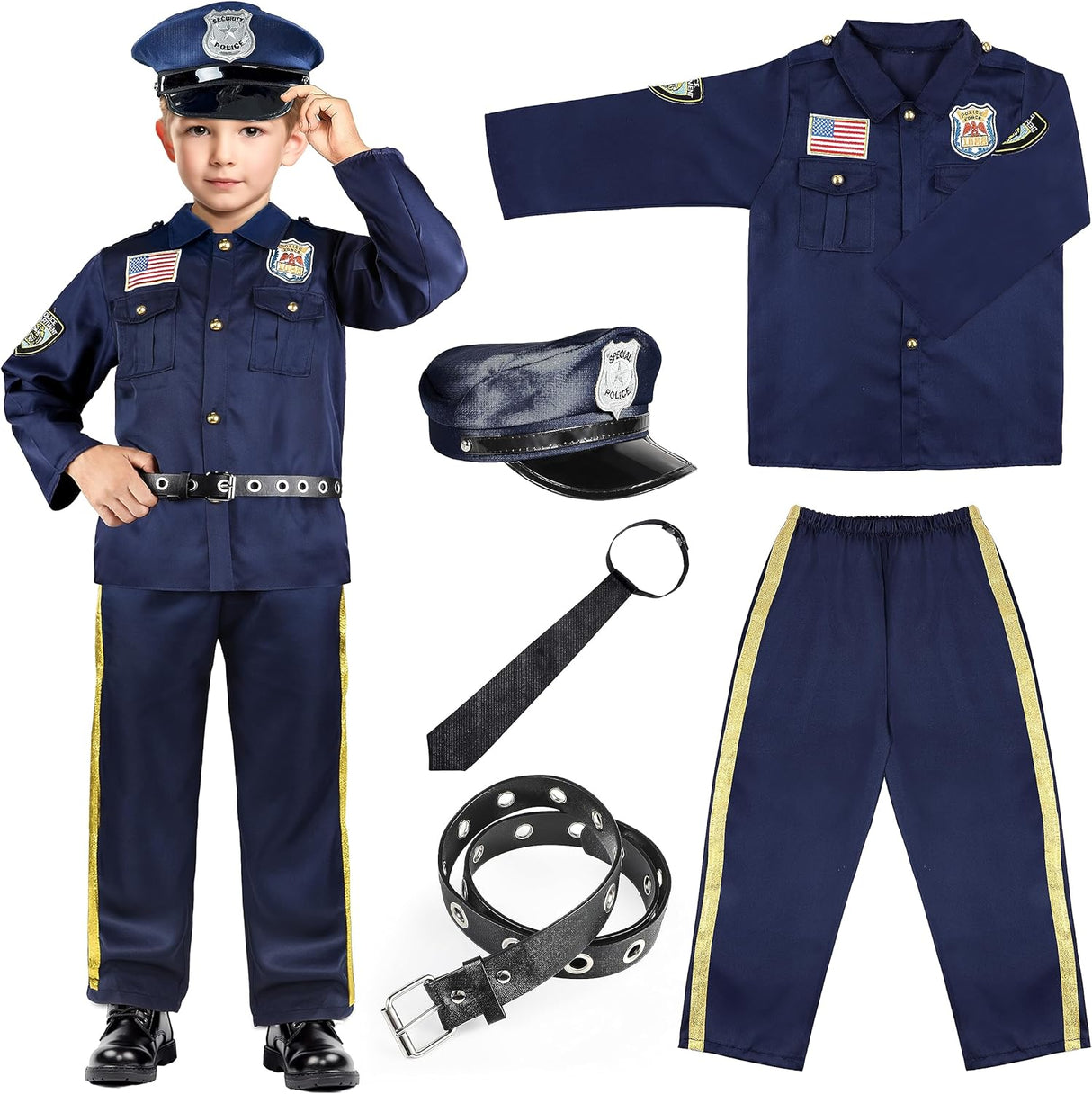 Disfraz de Policía para Niños Joycover - Halloween, Juego de Roles