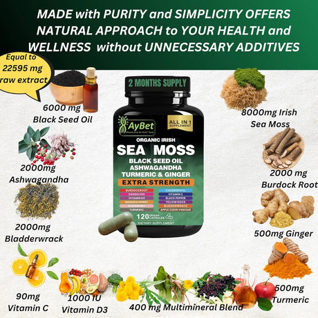 Suplemento Natural Vegano Halal con Vitaminas y Hierbas Mix