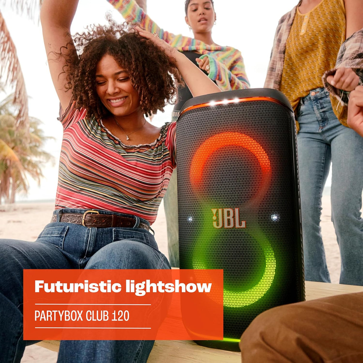Altavoz Portátil JBL PartyBox Club 120, Sonido Pro, 12h batería